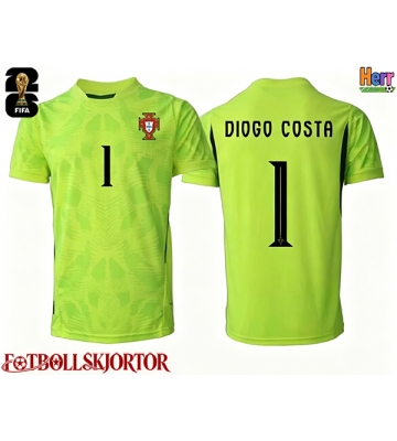 Portugal Diogo Costa #1 Målvakt Hemmatröja VM 2026 Kortärmad